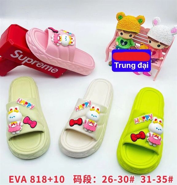  DÉP SIÊU NHẸ EM BÉ KB 818 THỎ NỔI NƠ HAPPY 489 