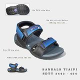  Sandal Tiaipi 2 quai phối da khóa đế kép 