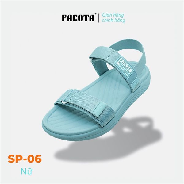  Sandal Nữ Facota 2 quai đế trơn 