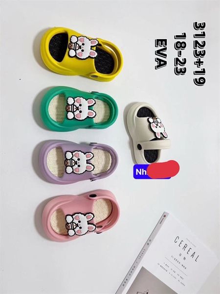  SANDAN SIÊU NHẸ EM BÉ KB 3123-19 NHÍ THỎ TRÀ SỮA 489 