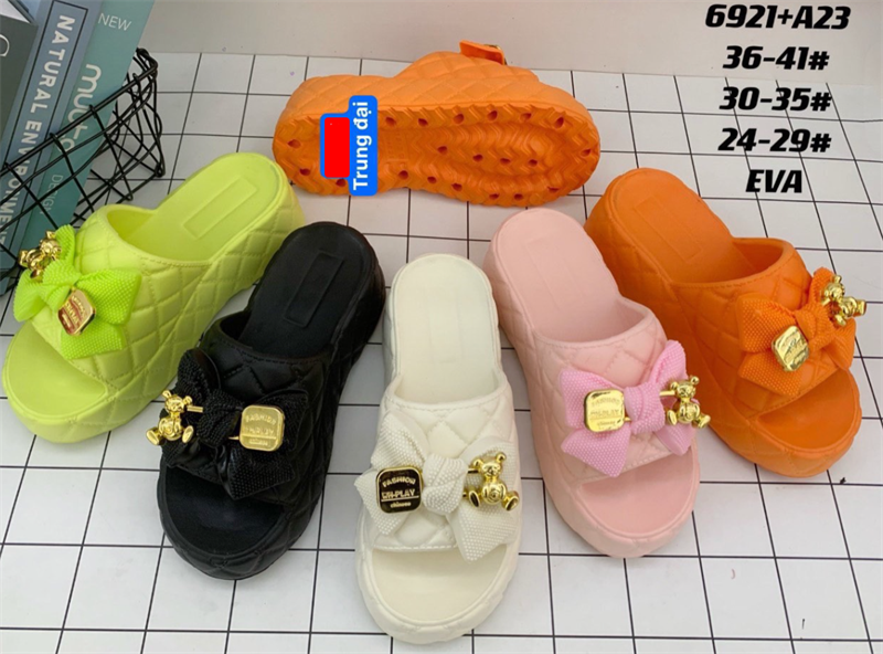  DÉP SIÊU NHẸ EM BÉ KB 6921-23 NƠ GẤU 489 