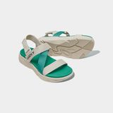  Sandal Nữ Lucky 3 quai chéo đế trơn - quai hậu tháo rời 