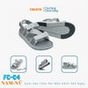 Sandal Facota 3 quai chéo đế trơn - quai hậu tháo rời