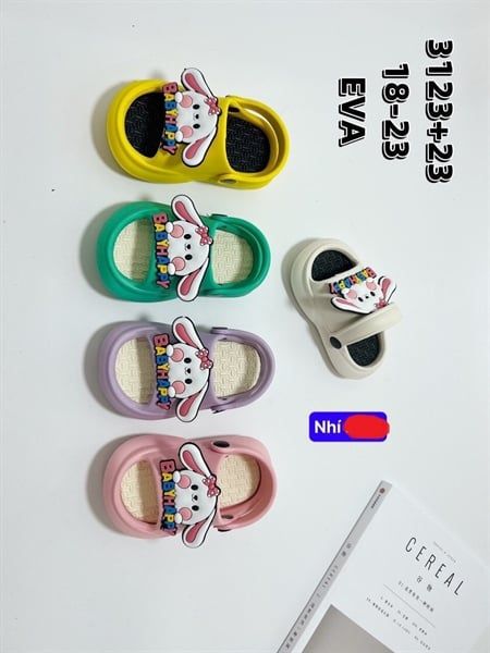  DÉP SIÊU NHẸ EM BÉ KB 3123 NHÍ THỎ BABYHAPPY 489 
