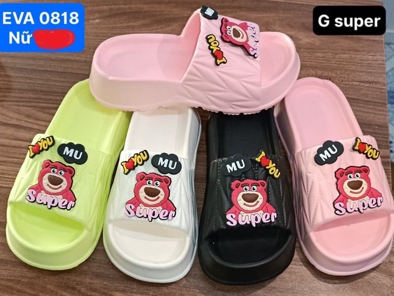  DÉP SIÊU NHẸ NỮ KB 0818 NỮ GẤU SUPER MU 098 