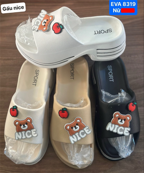  DÉP SIÊU NHẸ NỮ KB 8319 GẤU NICE 098 
