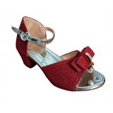  SANDAN TT KA ĐẠI HỒNG ĐẬM NƠ KHÓA HỘT KIM TUYẾN 018 