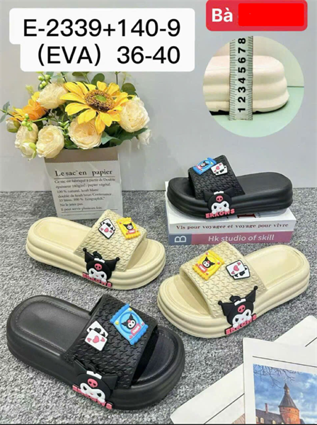 DÉP SIÊU NHẸ NỮ KB 2339-140-9 KUROMI BÀI 356