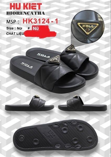  KẸP SIÊU NHẸ NỮ KB HK3124 NỮ KHÓA TAM GIÁC 082 