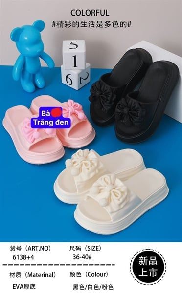  DÉP SIÊU NHẸ NỮ KB 6138 NỮ NƠ HỘT 489 