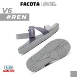  Sandal Nữ Facota 3 quai chéo đế trơn 