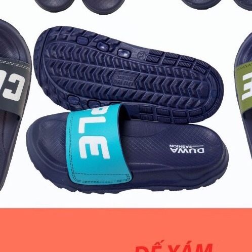 DÉP NHẸ DH206-4 NỮ XANH ĐEN QUAI XANH BIỂN COUPLE 213 