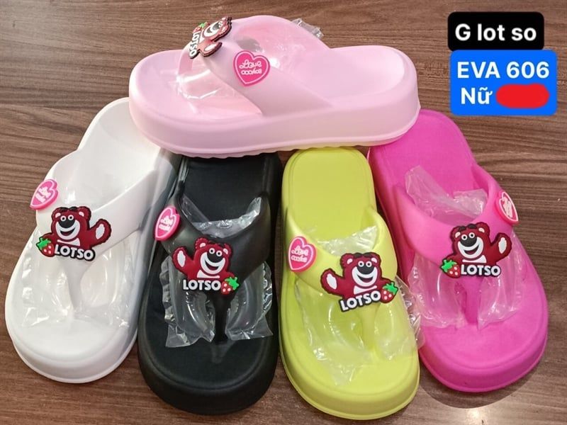  KẸP SIÊU NHẸ NỮ KB 606 NỮ GẤU LOTSO DÂU TIM 098 