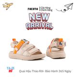  Sandal Nữ Facota 3 quai bế đế trơn - quai hậu tháo rời 