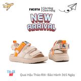  Sandal Nữ Facota 3 quai bế đế trơn - quai hậu tháo rời 