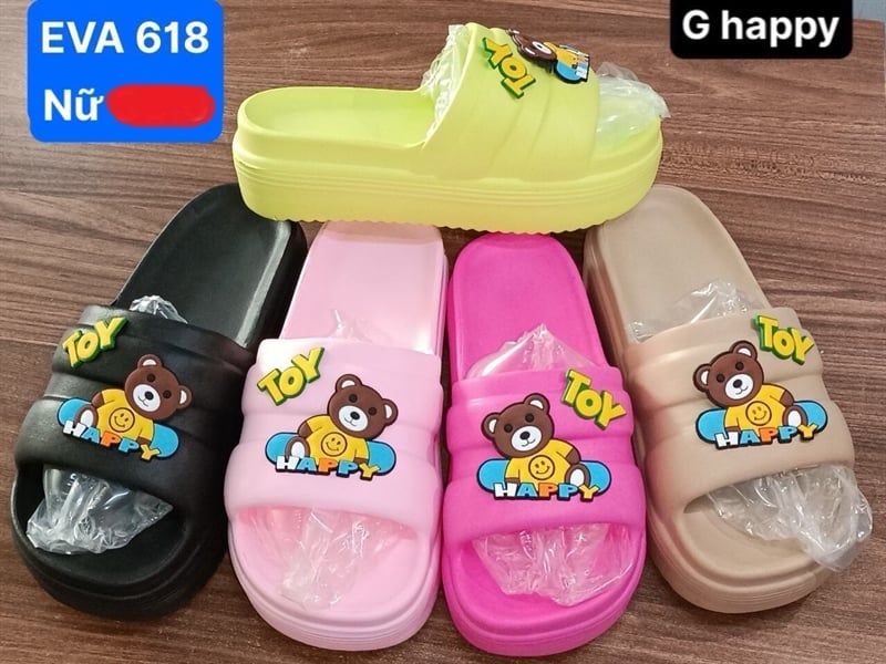  DÉP SIÊU NHẸ NỮ KB 618 NỮ GẤU HAPPY TOY 098 