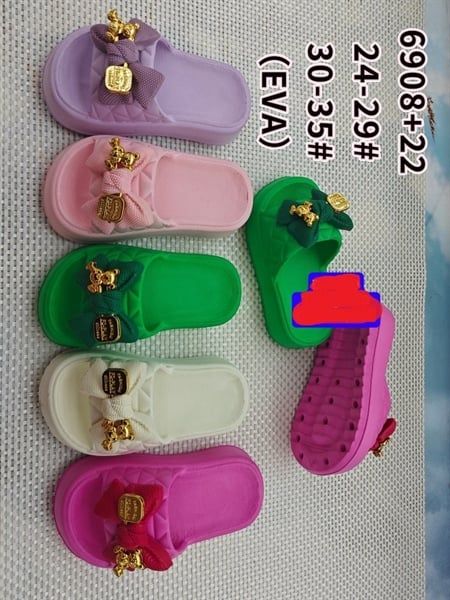  DÉP SIÊU NHẸ EM BÉ KB 6908 NƠ GẤU 489 