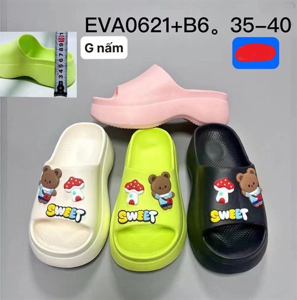  DÉP SIÊU NHẸ NỮ KB 0621 NỮ GẤU NẤM SWEET 098 