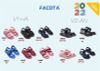 Sandal Nữ Facota 3 quai chéo đế trơn