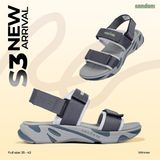  Sandal Nữ Sondoni 2 quai đế trơn - quai hậu tháo rời 