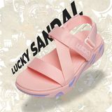  Sandals Nam Nữ Lucky 3 quai chéo đế sơn 