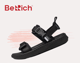  Sandal Nam BeRich hai quai đế trơn 