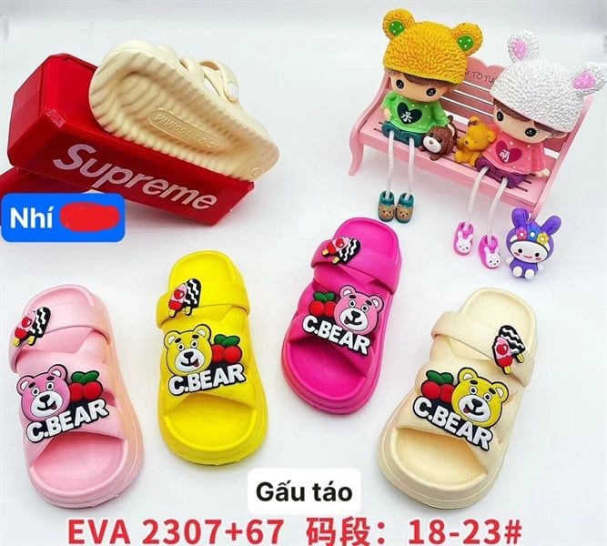  SANDAN SIÊU NHẸ EM BÉ KB 2307 NHÍ GẤU C.BEAR 098 