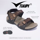  Sandal Tiaipi Nam Nữ 2 quai phối da đế kép TPE siêu bền 