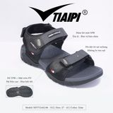  Sandal Tiaipi Nam Nữ 2 quai phối da đế kép TPE siêu bền 