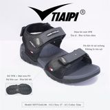  Sandal Tiaipi Nam Nữ 2 quai phối da đế kép TPE siêu bền 