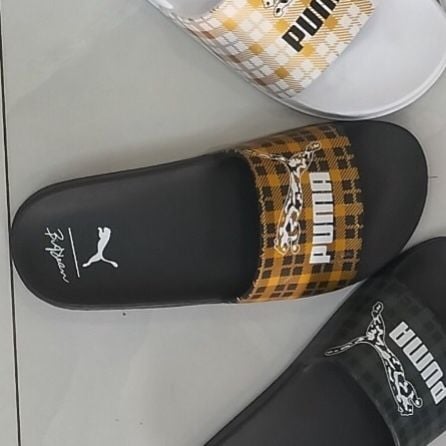  DÉP NHẸ ĐL KA ĐEN QUAI VÀNG PUMA 013 8-5 