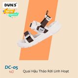  Sandal Dunis 2 quai khóa cài đế trơn - quai hậu tháo rời 
