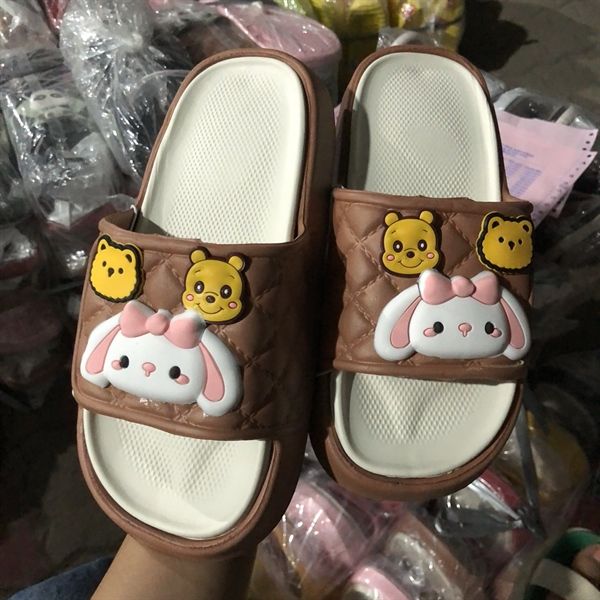  DÉP SIÊU NHẸ NỮ KB 2593 NỮ GẤU THỎ TAI DÀI 489 