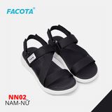  Sandal Nam Facota 3 quai chéo đế trơn - quai hậu tháo rời 