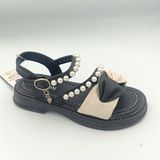  SANDAN TT KA 8668 ĐEN 3 QUAI CHÉO NHÚM XOÀN 421 