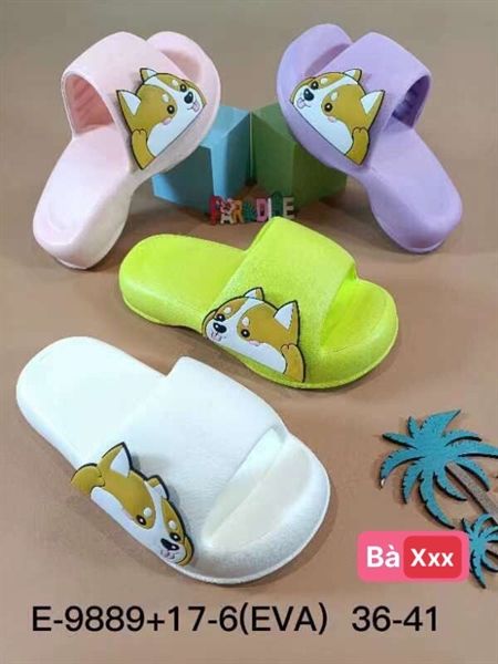  DÉP SIÊU NHẸ NỮ KB E-9889-17-6 NỮ CHÓ 554 