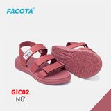  Sandal Nữ Facota 3 quai đế trơn 