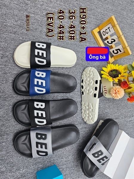  DÉP SIÊU NHẸ NỮ KB H90 NỮ QUAI CHỮ BED 489 