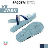  Sandal Nữ Facota 3 quai chéo đế trơn 