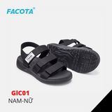  Sandal Nữ Facota 3 quai đế trơn 