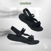 Sandal Sondoni 3 quai chéo đế trơn - quai hậu tháo rời