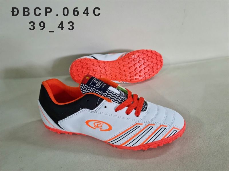  GIÀY ĐÁ 064A NAM TRẮNG CAM 095 