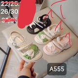  SANDAN TT KA 8668 ĐEN 3 QUAI CHÉO NHÚM XOÀN 421 