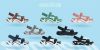 Sandals Nam Nữ SONDONI 3 quai chéo đế sơn