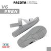 Sandal Nữ Facota 3 quai chéo đế trơn