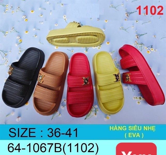  DÉP SIÊU NHẸ NỮ KB 1102 NỮ 2 QUAI KHOÁ EO-VÌ 317 