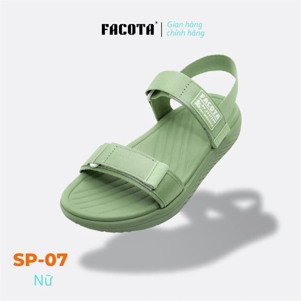 Sandal Nữ Facota 2 quai đế trơn 