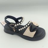  SANDAN TT KA 8668 ĐEN 3 QUAI CHÉO NHÚM XOÀN 421 