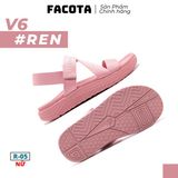  Sandal Nữ Facota 3 quai chéo đế trơn 