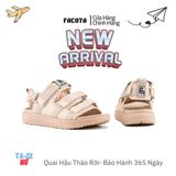  Sandal Nữ Facota 3 quai bế đế trơn - quai hậu tháo rời 